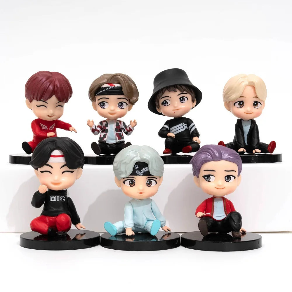 BTS Members Cute Figure Collection