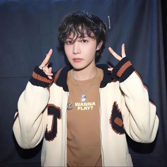 Jungkook Style Geometric Steel Necklace